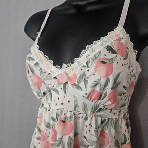 Marilyn Monroe Pink Peach Y2K Style Lacy Cami Tank Small Stretch Babydoll